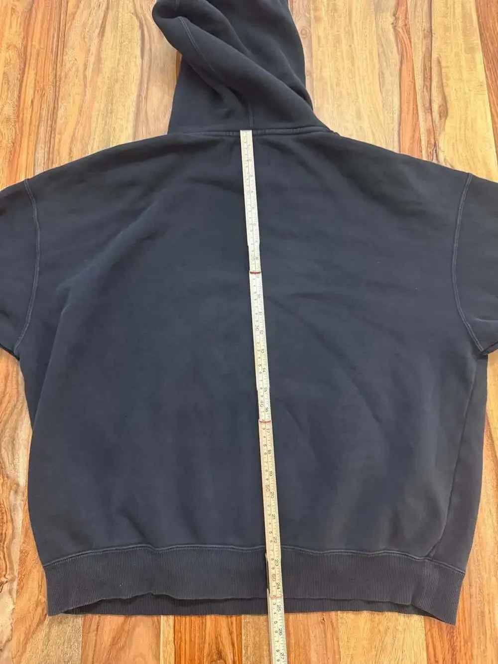 Jordan Air Embroidered Spell Out Black Pullover Hoodie Size M